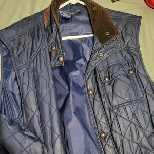 POLO RALPH LAUREN BLUE VEST